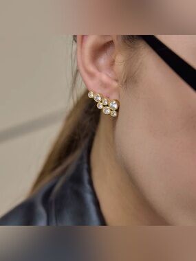Diamond earrings D209